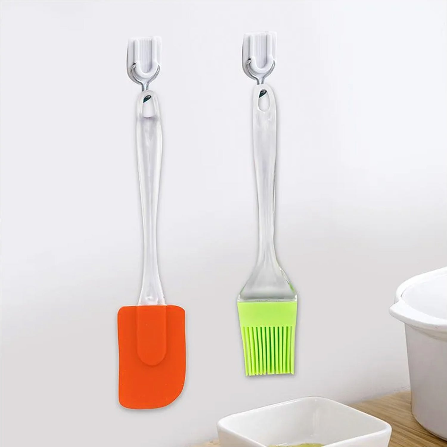 2825 2 in 1 Combo of Big Brush & Spatula Set for Pastry, Cake Mixer, Decorating, Cooking, Baking, Grilling Tandoor | Bakeware Combo | Kitchen Tool Set DeoDap 2825 2 in 1 Combo of Big Brush & Spatula Set for Pastry, Cake Mixer, Decorating, Cooking, Baking, Grilling Tandoor | Bakeware Combo | Kitchen Tool Set DeoDap